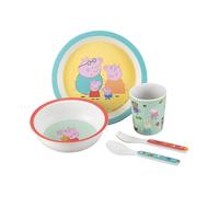 Coffret 5 pièces peppa pig bleu TU