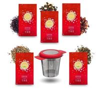 Coffret 5 thés de Noël COMPTOIR FRANÇAIS DU THÉ et son infuseur| A offrir ou à s'offrir pour déguster vos boissons préférées