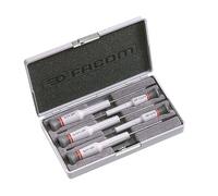Coffret 5 tournevis plat Micro-Tech - Par 5 - FACOM - AEF.J2
