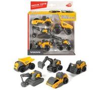 Coffret 5 véhicules de chantier Dickie Toys Volvo NA G