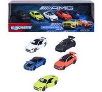 Majorette - Mercedes AMG 5 Pièces Giftpack - Véhicules à Roues Libres - Reproduction Originale à l'Echelle 1/64ème - Fonctions de Jeu - A Partir de 3 Ans