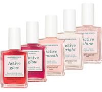 Coffret 5 Vernis À Ongles Soin Rainbow Active,Contient 5 Vernis A Ongle : Raspberry,Shine,Smooth,Blueberry,Bright Vernis Durcisseur Ongle - Coffret Cadeau Femme,Cadeau Noel Femme