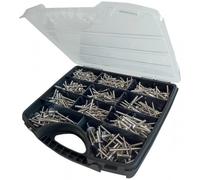 Coffret 500 rivets inox A2 - têtes rondes et extra larges standards DEGOMETAL
