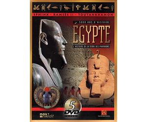 Coffret 5000 ans d'histoire : Egypte l'histoire de la terre des pharaons vol2 history channel