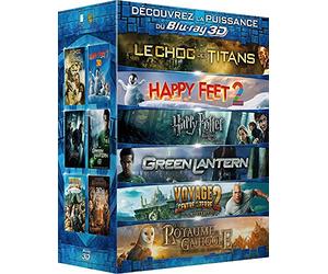 Coffret 6 Blu-ray 3D - Harry Potter et les Reliques de la Mort / Le choc des Titans / Happy Feet 2 / Voyage au centre de la terre 2 / Green Lantern / Le Royaume de Ga'Hoole