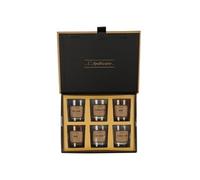 AltoBuy Coffret 6 Bougies apothicaire parfums musc Blanc, Ambre et Fleur de Coton