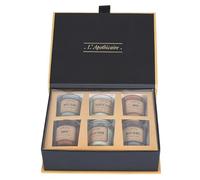 Coffret 6 Bougies Parfumées "L'apothicaire" 18cm Multicolore