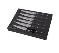 Coffret 6 couteaux à steak Massif lame inox micro dentée Jean Dubost
