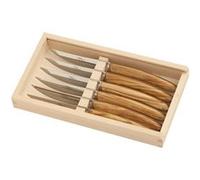 Le Thiers - Coffret 6 couteaux bois d olivier le thiers prestige