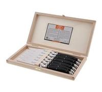 Coffret 6 couteaux LAGUIOLE 2.5 mm - Jean Dubost - Noir - Inox