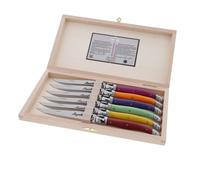 Coffret 6 couteaux Laguiole acier inoxydable (inox) 23.00x14.00 cm