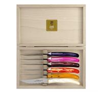 Coffret 6 couteaux steak Berlingot panaché fuego