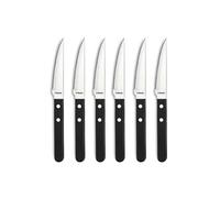 Amefa Couteaux à pizza 323146 - Lot de 6 - Noir