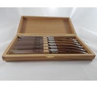 Coffret 6 couteaux Thiers Avantage en Bois de serpent finition Mat