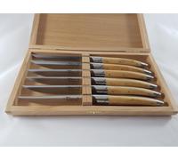 Coffret 6 couteaux Thiers Avantage en Buis finition Mat
