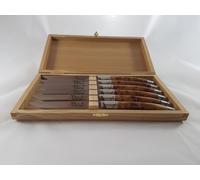 Coffret 6 couteaux Thiers Avantage en Loupe de Cade finition Mat