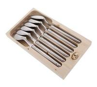 Laguiole – Lot de 6 cuillères de table – Inox, manche inox