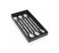 Coffret 6 cuilleres glace longue spiga - Table Passion - Argent - Inox