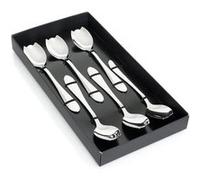 Coffret 6 cuilleres melon atlanta - - Argent / Métallique - Acier Inoxydable (inox)