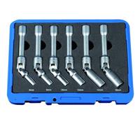 Coffret 6 douilles bougies ø8-9-10-12-14-16mm 3/8" CrV - OM 9213 - CLAS Equipements