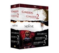 Coffret 6 Films : Conjuring : Les Dossiers Warren + Conjuring 2 : Le Cas Enfield + Annabelle + Annabelle 2 : La Crã©Ation Du Mal + Annabelle : La Maison Du Mal + La Nonne - Pack - Blu-Ray