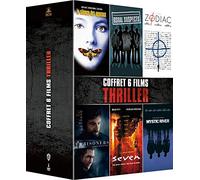 Coffret 6 Films Thriller : Seven + Usual Suspects + Le Silence Des Agneaux + Mystic River + Prisoners + Zodiac - Pack