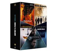 Coffret 6 Films Thriller : Seven + Usual Suspects + Le Silence Des Agneaux + Mystic River + Prisoners + Zodiac - Pack