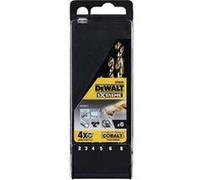 Coffret 6 Forets métal extrême cobalt HSS-CO DEWALT - Ø 2/3/4/5/6/8 mm - DT4956 G