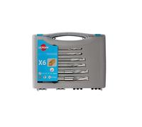 Coffret 6 Meches à Mortaiser Acier Coupe Helicoidale / Rotation Droite Leman