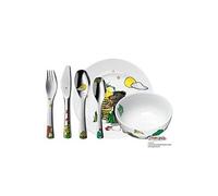 WMF Set de vaisselle pour enfants JANOSCH 6 pièces Cromargan / Multicolore multicolore