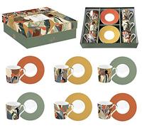 COFFRET 6 TASSES A CAFE 10CL EN PORCELAINE KILIMANJARO