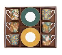 COFFRET 6 TASSES A CAFE EN PORCELAINE 100ML NAMIBIA - EASYLIFE