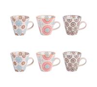 Coffret 6 tasses Bohème 17 cl Table passion