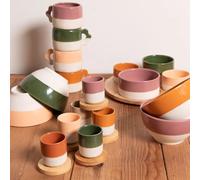 Coffret 6 tasses et soucoupes D6cm Hawa