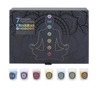 Coffret 7 Bougies Parfumées "Chakra" 24cm Multicolore