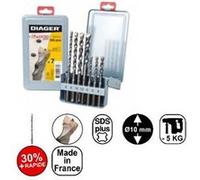 Diager Coffret forets béton Twister+ SDS+ x7