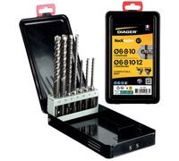 Coffret 7 forets béton Rockfaster SDS+ type 118D DIAGER