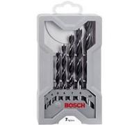 Coffret 7 forets cylindriques pour bois 3 à 10 mm - BOSCH - 2607017034 Noir G