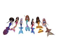 COFFRET 7 SOEURS SIRENES - MATTEL - HLX18 - POUPEE MANNEQUIN DISNEY
