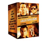 Coffret 8 films – Schwarzenegger / Stallone / Seagal / Norris – DVD – Warner Bros.