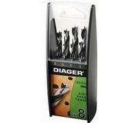 Coffret 8 forets bois DIAGER 3 pointes - 917B G