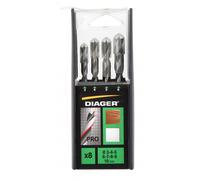 Coffret 8 forets bois 3 pointes - 917B
