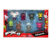 Bandai - Coffret 8 figurines - Miraculous Ladybug - Kwamis, mini-personnages à collectionner - P50532