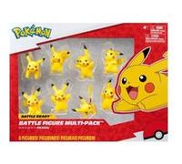 Coffret 8 pokemon - 8 figures pikachu - set jouet garçon mulit pack + 1 carte tigre