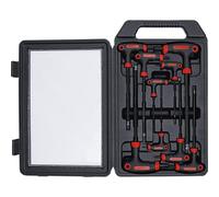 COFFRET 9 CLES MALES 6 PANS BTR ALLEN POIGNEE T ET TETE SPHERIQUE