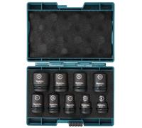 Coffret 9 douilles 1/2'' Impact Black MAKITA E-16564