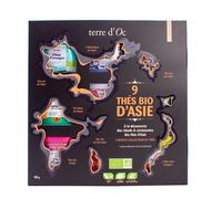 Coffret 9 thés bio d'Asie