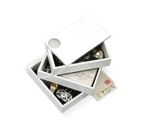 Coffret à bijoux 3 niveaux pivotants - blanc