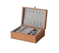 Coffret à Bijoux Boîte À Bijoux En Bois Grande Capacité De Rangement Jewelry Box(Brown)