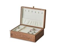 Coffret à Bijoux Boîte À Bijoux En Bois Grande Capacité De Rangement Jewelry Box(Deep brown)